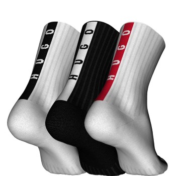 HUGO Strømper 3P Back Label Socks Flerfarvet Str 39/42