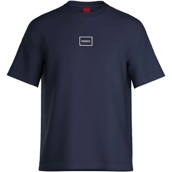 HUGO Laze T-Shirt Marineblå bomuld Medium Herre