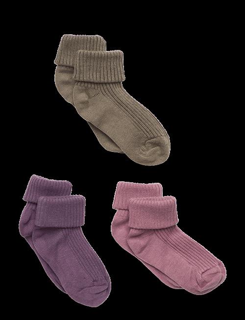 Minymo | Baby 2X2 Rib Sock (3-Pack) | 19\22