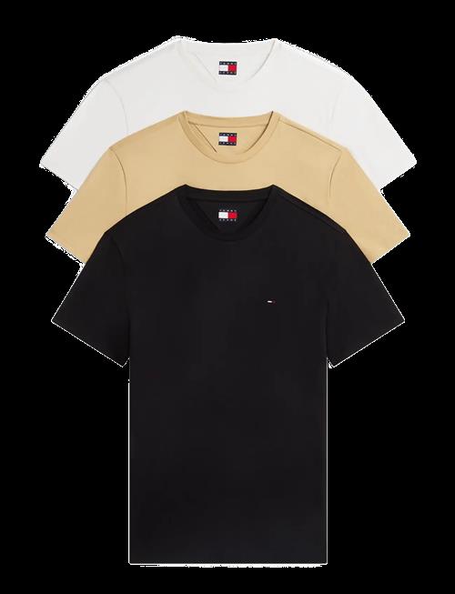 Se Tommy Jeans | 3 Pack Extra Slim Sflag T-Shirt | M hos Booztlet