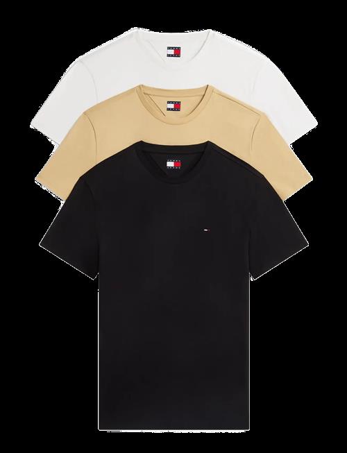 Se Tommy Jeans | 3 Pack Extra Slim Sflag T-Shirt | XXL hos Booztlet