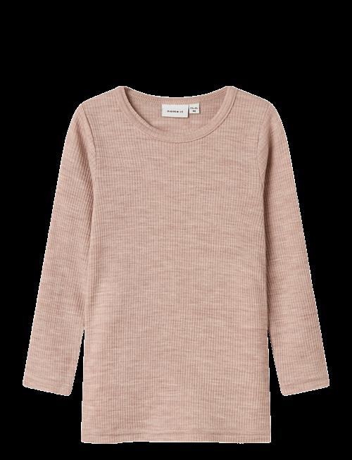 name it | Nmnwax Wool Rib Ls Top Noos | 110