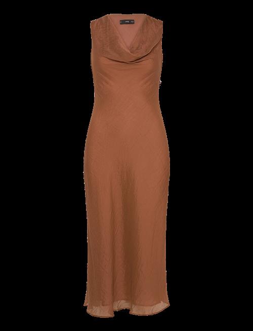 Mango | Draped-Neck Lyocell Dress | S