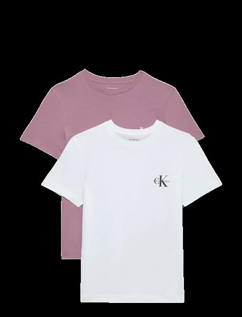 Se Calvin Klein Jeans | Monologo Cn 2 Pack Tee | XS hos Booztlet