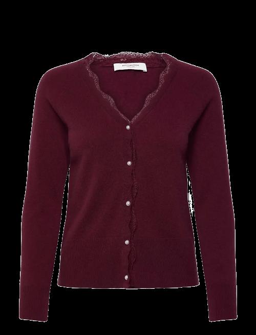Rosemunde | Rwlaica Cashmere Ls V-Neck Lace Cardigan | L