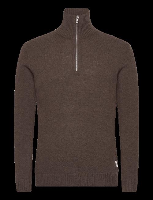 Lindbergh | Lambswool Half Zip Knit Oversize Collar | M