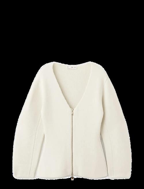 Mango | Knitted Jacket With Zip | M