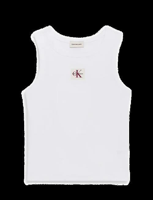 Calvin Klein Jeans | Heritage Label 2X2 Baby Rib Tank | XXS