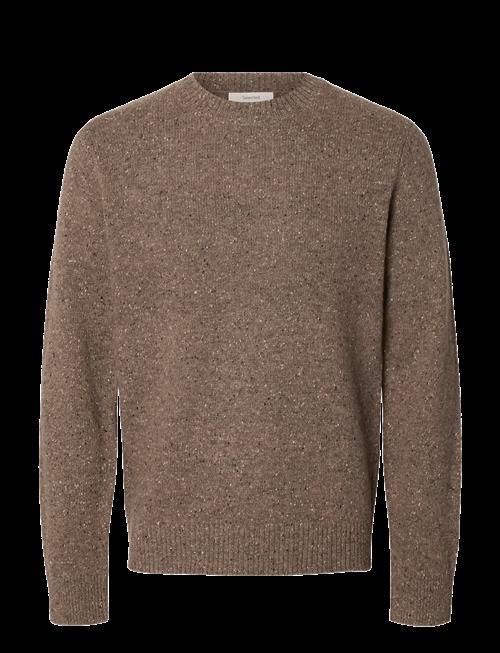 Selected | Slmneil Ls Knit Neps Crew Neck | L