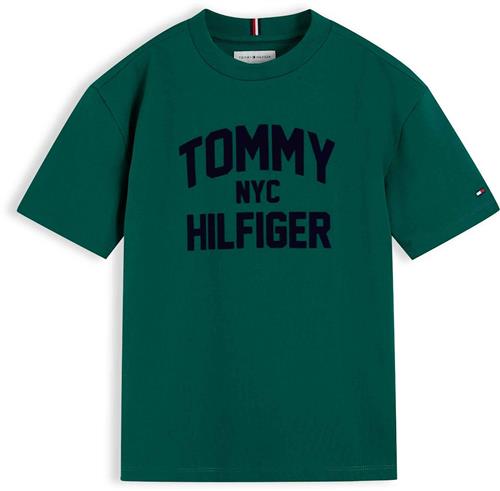 Tommy Hilfiger Brand Love T-shirt Rural Green  Rural Green 5 Y  Grøn  5 år  unisex