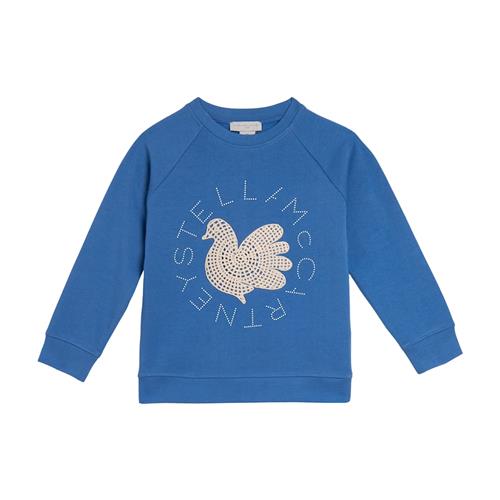 Stella McCartney Kids Hættetrøje Air Force Blue  Air Force Blue 3 Y  Blå  3 år  Piger