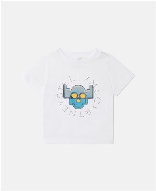 Stella McCartney Kids T-shirt White  White 12 months  Hvid  12 måneder  Drenge