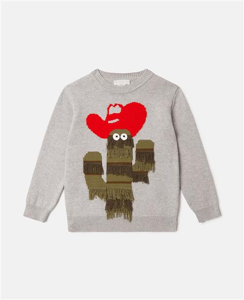 Stella McCartney Kids Striktrøje White  White 3 Y  Hvid  3 år  Drenge