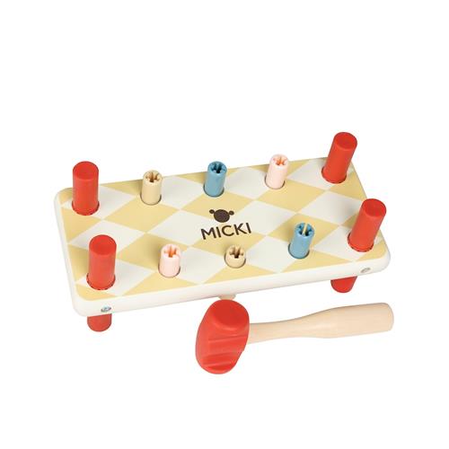 Micki Hammering Bench Multicolor Multicolor One Size  Beige  One Size 1+ Years unisex