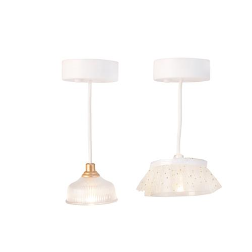 Lundby Classic Ceiling Lamps White White One Size  Hvid  One Size 3+ Years Drenge, Piger
