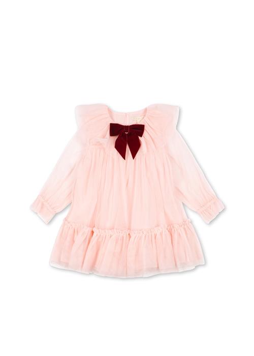 Konges Sløjd Bow Kjole Creole Pink  Creole Pink-3Y  Lyserød  3 år  Piger