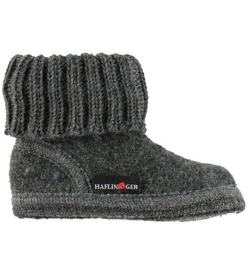Haflinger Hjemmesko - Hüttenschuh Karl - Anthrazit
