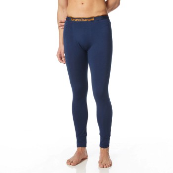 Bruno Banani Lange Underbukser Warm Up Longpant Marineblå bomuld Medium Herre