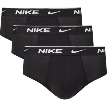 Nike 3P Everyday Essentials Cotton Stretch Hip Brief Sort bomuld 2XL Herre