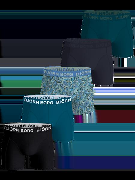 Björn Borg Cotton Stretch Boxers 5-pack Sort, S