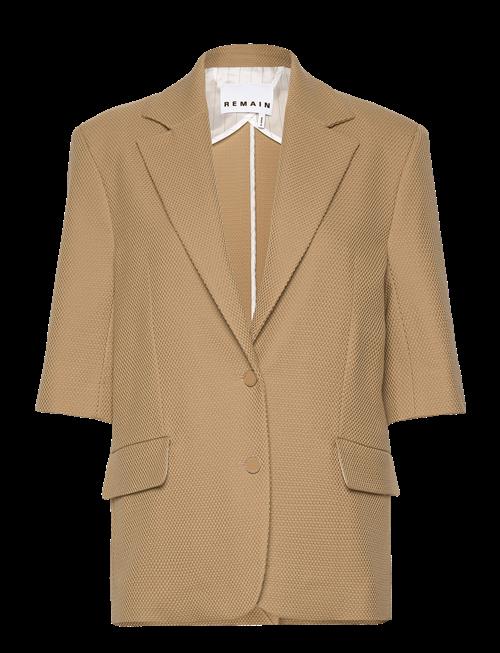 REMAIN Birger Christensen | Weave Short Sleeve Blazer | 36