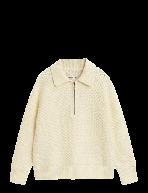 Gant | Cotton Texture Half Zip | XXL