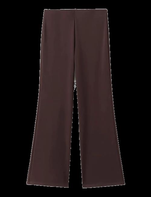 Mango | Fine-Knit Trousers With Elastic Waist | S