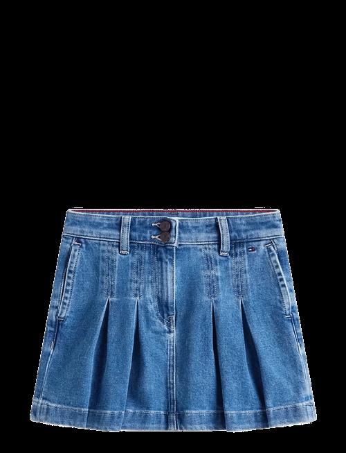 Tommy Hilfiger | Denim Pleated Skirt | 176