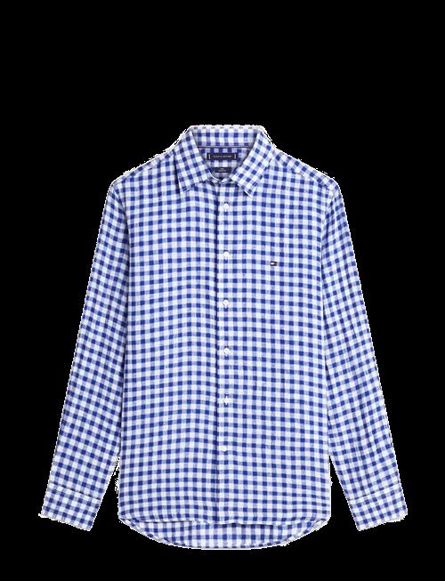 Tommy Hilfiger | Linen Essential Gingham Rf Shirt | L