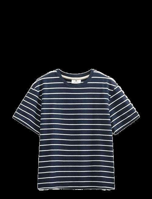 Anerkjendt | Akvillads Structure Stripe Ss Tee | XL