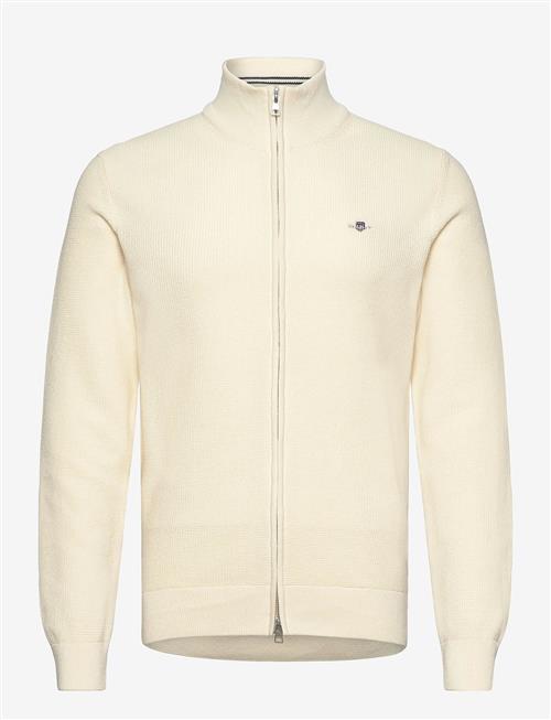 Gant | Waffle Knit Zip Cardigan | XXL