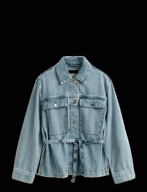 Gant | Denim Jacket With Tie Detail | M
