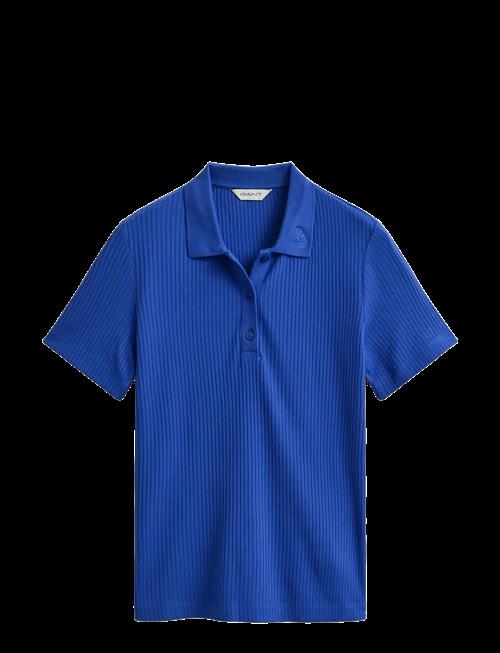 Gant | Slim Ribbed Ss Polo | XXL