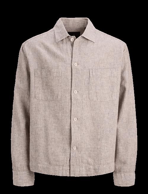 Jack & Jones | Jprblamatt Linen Blend L/S Overshirt Sn | M