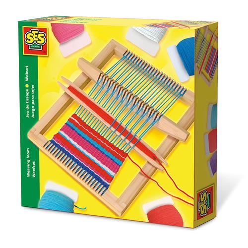 SES Creative Weaving Loom Yellow One Size  Gul  One Size 6-10 Years Drenge, Piger