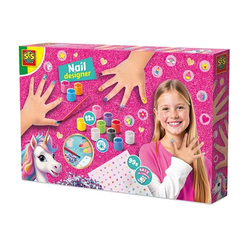 SES Creative Nail Designer  Unicorn Pink One Size  Lyserød  One Size 6-10 Years unisex