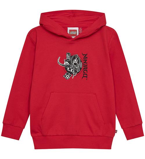 LEGOÂ® Wear Ninjago Hættetrøje - LWSian 705 - Rød m- Print