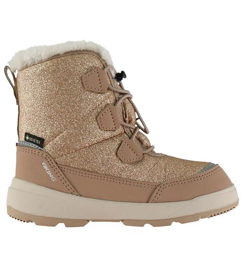 Viking Vinterstøvler - Tex - Toasty - Beige m. Glimmer