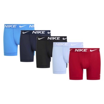 Nike 5P Dri-FIT Boxers Blå polyester Large Herre