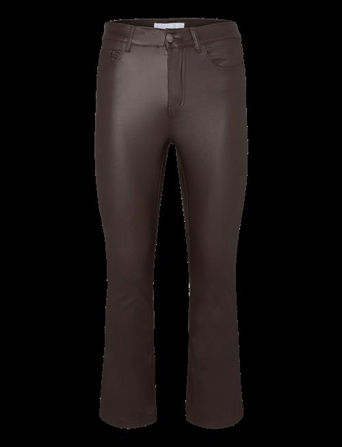 Object | Objbelle Mw 7/8 Coated Flared Pants Div | L