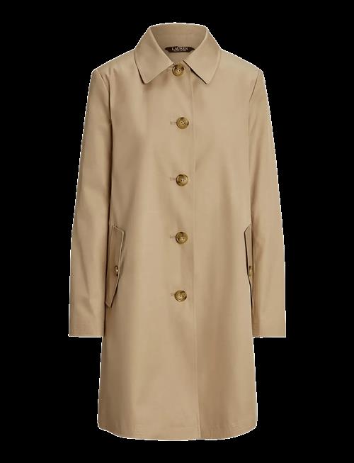 Lauren Ralph Lauren | Hooded Cotton-Blend Balmacaan Coat | XL