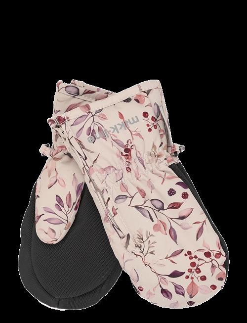 mikk-line | Polyester Mittens Aop W. Zip | 110/116
