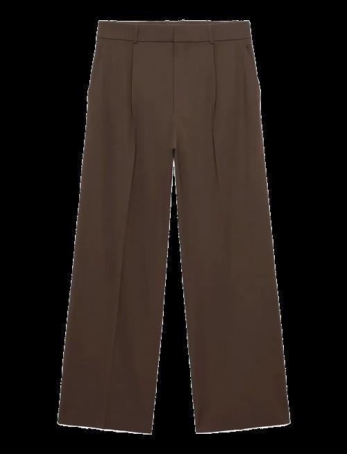 Mango | Low-Rise Wide Leg Trousers | 40
