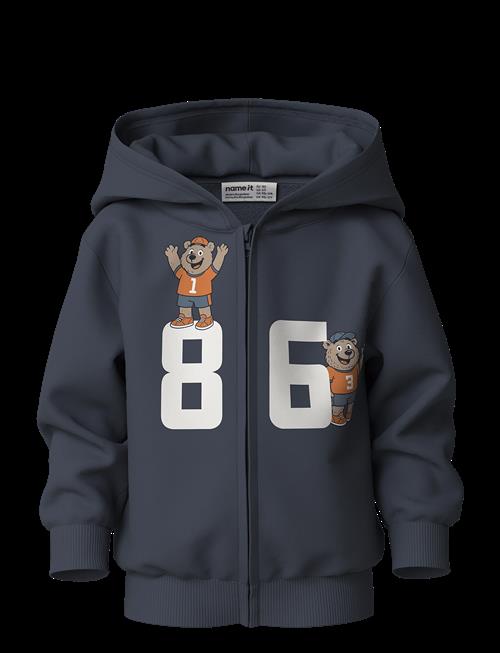 name it | -Nmmvoltinus Nreg Sweat Card Wh Bru | 98