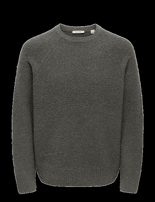ONLY & SONS | Onsdale Rlx Ls Raglan Knit | L