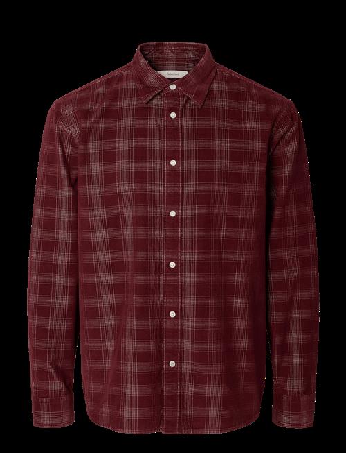 Selected | Slmregclaus Cord Yd Check Ls Shirt | M