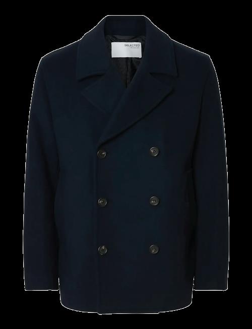 Selected | Slmarchive Wool Blend Peacoat | L