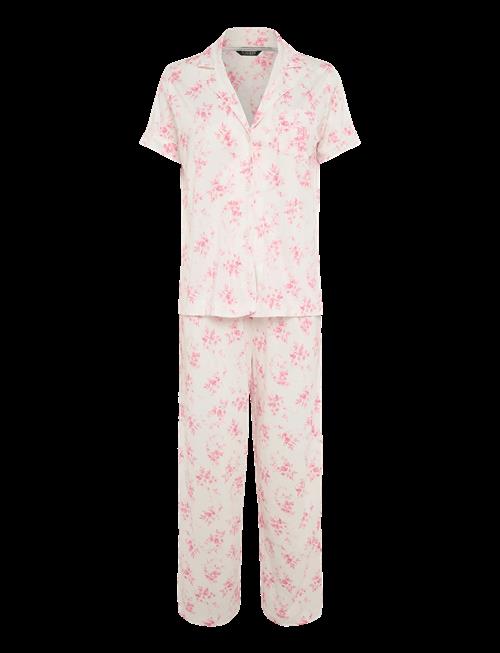 Lauren Ralph Lauren Homewear | Lrl S/S Notch Collar Ankle Pant Pj | XS