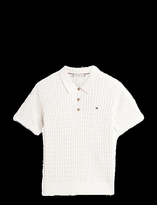 Tommy Hilfiger | Co Cable Fine Gg Polo S/S Swt | M