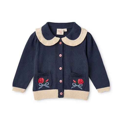 Flöss Bianca Cardigan New Navy  New Navy 92 cm  Marineblå  92 cm  unisex